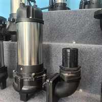 Pompe submersible pour eaux usées en acier inoxydable 220V personnalisée, garantie fabricant 18 mois, équipement de traitement des eaux non obstruant