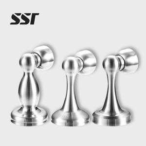 Butée de porte magnétique robuste en acier inoxydable de haute qualité au design européen moderne, installation facile, ferme-portes premium SSR - Product Image 1