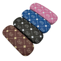 Étui à lunettes en PU rigide personnalisable avec logo, simple et créatif, pour hommes, femmes et étudiants (lunettes de myopie) - Vente en gros