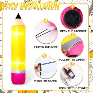 Graduation Bienvenue Retour à l'école Décoration extérieure gonflable <span class=keywords><strong>Crayon</strong></span> géant Blow up <span class=keywords><strong>Crayon</strong></span> gonflable - Product Image 4