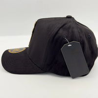 Nueva Llegada: Gorra de Béisbol de 5 Paneles con Bordado Personalizado de Patrón de Oración, Parche de Cuero con Estrella, Visera Curva y Pedrería, con Pines Metálicos