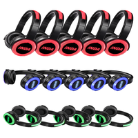 Casques de disco silencieux RF770 avec autonomie de 10 heures, son HiFi et électronique sans fil pour soirées silencieuses