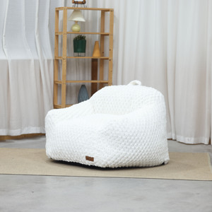 Canapés pouf d'intérieur de salon disponibles Échantillon disponible pouf d'intérieur en fausse <span class=keywords><strong>fourrure</strong></span> <span class=keywords><strong>blanche</strong></span> avec accoudoir - Product Image 5