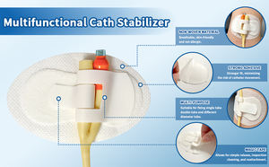 लोमड़ी धारक चिपकने वाला मूत्रमार्ग निर्धारण ट्यूब धारक कैथीटर निर्धारण उपकरण फोली सुरक्षा चिकित्सा ड्रेसिंग - Product Image 3