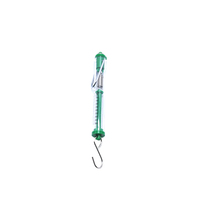 Kit d'expérimentation physique : Dynamomètre à ressort cylindrique en plastique coloré, mesureur de force, matériel pédagogique pour laboratoires scolaires