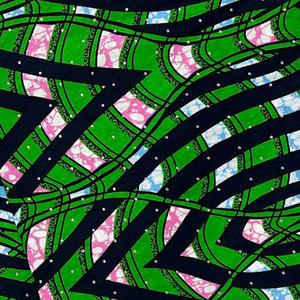 Tissu <span class=keywords><strong>Pagne</strong></span> Africain 100% Coton Wax Batik de Haute Qualité Ultra Hollan Wax Motif Pierre pour Vêtements et Sacs/Chemises - Product Image 3