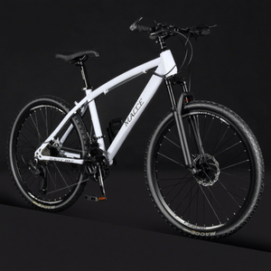 26 inch mountainbike, 21 versnellingen, dubbele schijfremmen, voorvering, frame van hoogwaardig carbonstaal, off-road fiets voor volwassenen, heren, dames en jongeren - Product Image 2