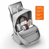 Sac à dos de sport et de loisirs unisexe en polyester léger, grande capacité, imperméable, en tissu Oxford, portable, pour ordinateur portable, avec port USB, durable, vente en gros