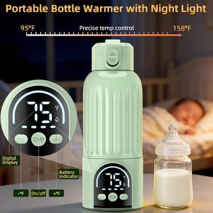 Chauffe-biberon sans fil portable avec contrôle de la température pour la maison et les voyages - Product Image 2