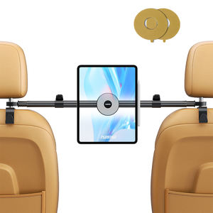 Новый регулируемый магнитный держатель для телефона на спинку сиденья автомобиля с длинным кронштейном, для детей и младенцев, подходит для устройств 4.7-13 дюймов, черный - Product Image 1