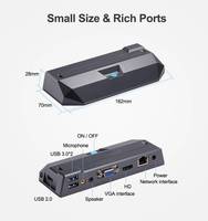 Client léger RDP ShareVDI R1 PRO économique, zéro client, Hmanager - Linux/Win10 avec 3 ports USB pour le bureau/l'éducation des étudiants