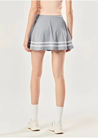 Rok tenis wanita, dipersonalisasi lapisan ganda rok tenis Golf Badminton Olahraga gaun pendek Warna cocok untuk sekolah pemuda