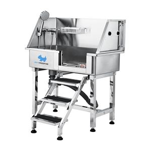 Baignoire <span class=keywords><strong>de</strong></span> toilettage pour chien en acier inoxydable portable, en stock, vente en gros professionnelle, écologique, machine à laver pour bain, utilisation en extérieur/intérieur - Product Image 1