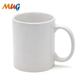11盎司陶瓷咖啡杯，带定制标志，用于促销升华石器杯