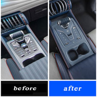 Couverture de panneau de vitesse de console centrale de voiture coussin d'accoudoir coussin de porte pour byd atto 3 2022 2023 2024 2025 yuans plus protecteur de pommeau de levier de vitesse