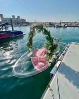 Kayak transparent en PC de haute qualité pour 2 personnes, stable, pour la navigation panoramique, idéal pour les centres de villégiature et les photos Instagram, équipement de flottaison