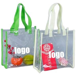 Bolsa Transparente de PVC de Alta Gama de 30x15 cm con Logotipo Personalizado para Promoción, Playa, Estadio, Regalo de Cumpleaños - Product Image 1