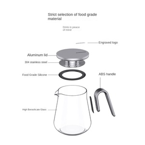 Juego de Té <span class=keywords><strong>Kung</strong></span> <span class=keywords><strong>Fu</strong></span> de 600ml con Tapa de Aluminio y Filtro de Una Sola Pieza, Resistente a Altas Temperaturas, Estilo Nacional, Venta al por Mayor - Product Image 4