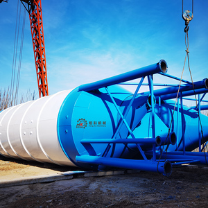 セメントタンク用厚肉鋼板100トン垂直セメントタンク80トンフライアッシュ貯蔵・混合プラント - Product Image 2