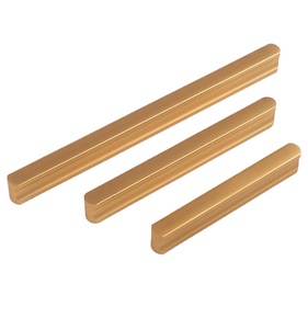 Long Extruded Aluminum Furniture Hardware Bedroom <b>Dresser</b> Handle Drawer Pull Wardrobe File Cabinet Drawer Handle - Product Image 1