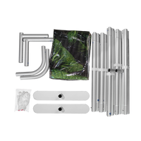 Événements d'exposition et de promotion de marque à haute performance, résistants aux flammes, modulaires, avec bords renforcés, support de dimensionnement personnalisé, action rapide