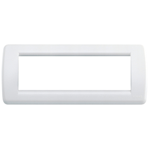 Rondo 6M <b>Plate</b> Bright White 19.8X8.2Cm Wall <b>Switch</b> Cover - Product Image 1