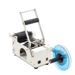 Small Automatic <strong>Labeling</strong> <strong>Machine</strong> <strong>for</strong> <strong>Round</strong> Plastic Glass Wine <strong>Bottles</strong> Adhesive Label Sticker Specimen <strong>Machine</strong> - Product Image 1