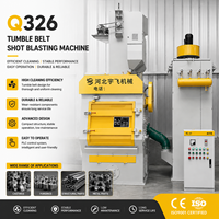 Machine de sablage à bande roulante CE Q326 500 kg PLC Sa2.5 pour le débavurage et le polissage du fonte grise et de la fonte malléable