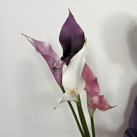 Tulipes artificielles élégantes de haute qualité GOG1068 en PU au toucher réel, faites à la main, pour la Saint-Valentin, les mariages, Noël, les remises de diplômes