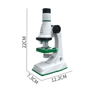 Kit de Ciências Biológicas Direto da Fábrica 1200X Microscópio Científico Experimento Brinquedo Educativo para Crianças. - Product Image 3