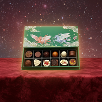 Boîte cadeau de luxe personnalisée en gros pour chocolats, avec ruban et logo imprimé, emballage rigide pour chocolats, idéale pour les cadeaux de mariage et de fête
