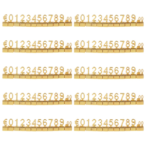 Sacchetti per gioielli cartellino del prezzo numero di visualizzazione del negozio accessori regolabili telaio del supporto montaggio digitale combinato per abbigliamento - Product Image 2