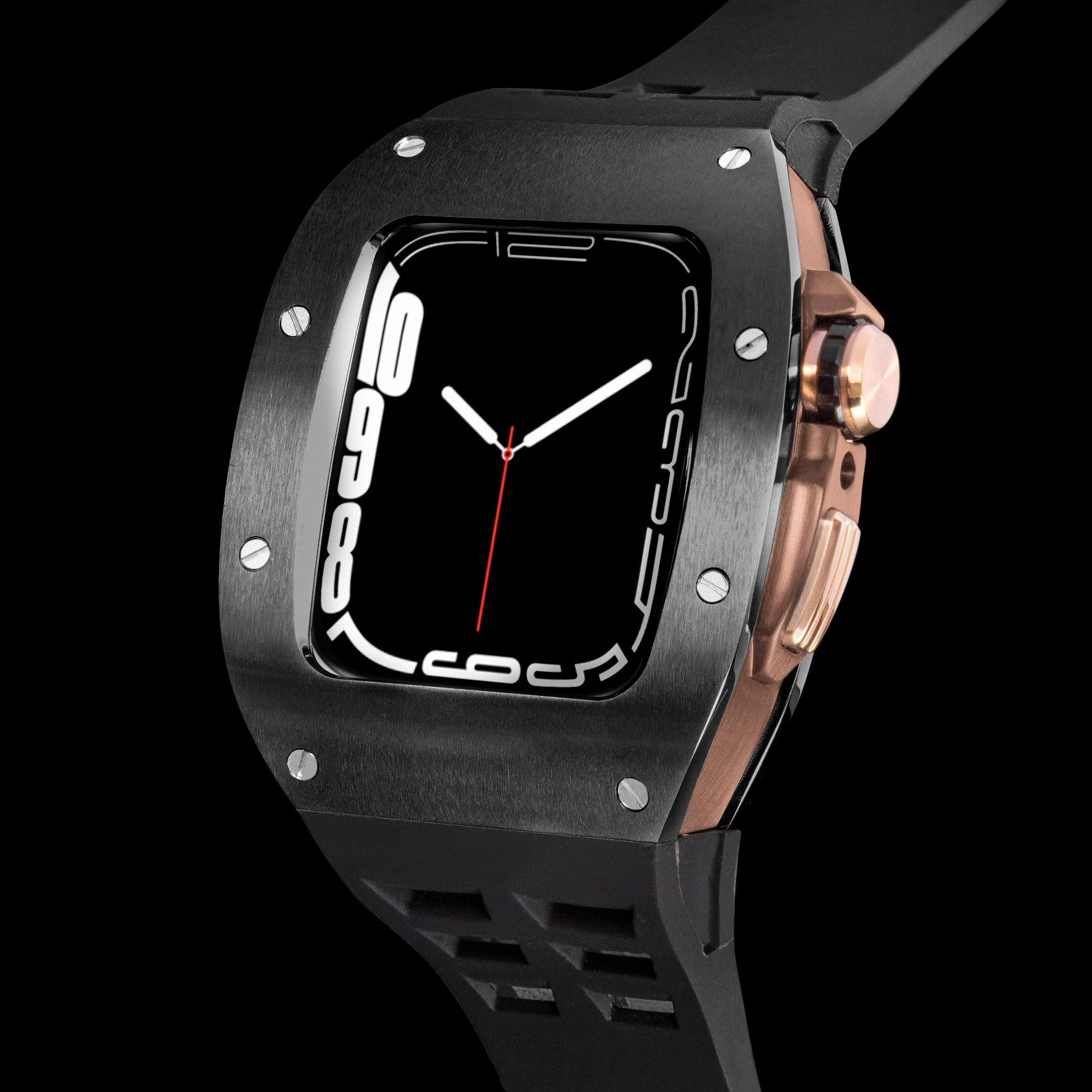 Защитный чехол из нержавеющей стали для смарт-часов Apple Watch серии 4/5/6/7 Iwatch