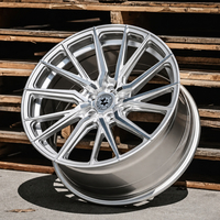 Jantes Viaol personnalisées forgées à rayons croisés directionnels 20 21 22 5x112 5x114.3 5x120 compatibles avec BMW M850i Audi RS