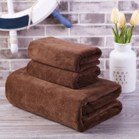 Ensemble de serviettes de bain personnalisées Serviettes de bain pour bébé Serviettes extra larges 70*140 Ensemble cadeau Serviettes de plage en microfibre pour adultes