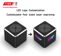 Haut-parleur audio sans fil Cube, cadeau d'entreprise personnalisé avec logo pour la reconnaissance des clients et la récompense des employés
