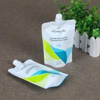 Pochette souple personnalisée avec bec verseur pour crème 140 ml – Emballage liquide anti-humidité avec bec verseur