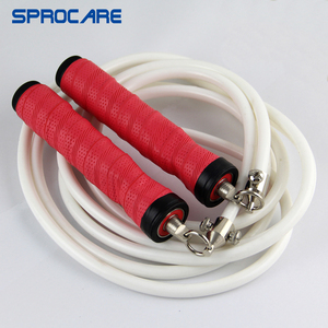 <span class=keywords><strong>Corde</strong></span> à <span class=keywords><strong>sauter</strong></span> lestée ultra-épaisse en PVC réglable <span class=keywords><strong>avec</strong></span> poignée antidérapante pour entraînement de fitness et cardio – Vente en gros - Product Image 4
