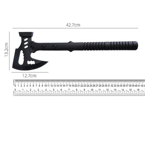 Nuevo Hacha Táctica con Cabeza de Acero al Carbono y Mango de Plástico, Tomahawk de Supervivencia de Grado Industrial para Uso en Exteriores - Product Image 6