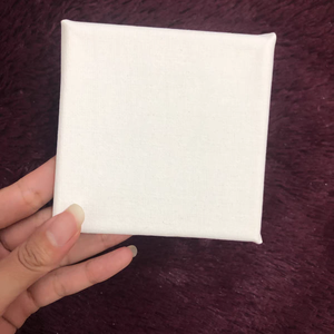 Minilienzo estirado en blanco para niños, pintura al óleo acrílica, resistente al agua, algodón, lino, mate - Product Image 4