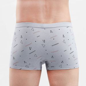 Wholesale New Monogram Printed Mid-waist Cotton Underwear Breathable Men's <b>Boxers</b> - Product Image 3