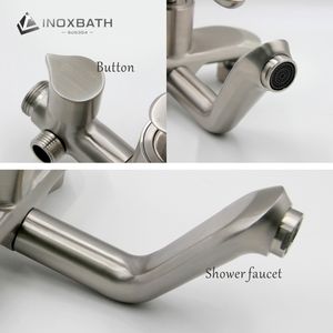 Ensemble de robinetterie de salle de bain de luxe en or, nouveau design, chaud et froid, acier inoxydable 304, système de <span class=keywords><strong>colonne</strong></span> à tête noire avec douche à jet de massage - Product Image 5