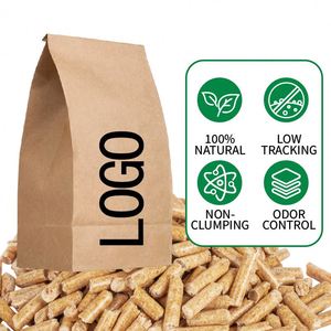 Litière pour chat en pin écologique avec contrôle naturel des odeurs et formule de granulés hautement absorbants - Product Image 1