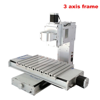 Machine de fraisage CNC verticale à vis à billes 3040 Kit de cadre CNC DIY Type pilier en bois 3 axes 4 axes 5 axes