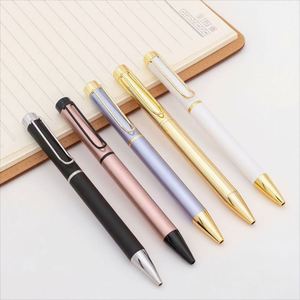 Advanced Slim Customizable Multicolor Metal Ballpoint <b>Pen</b> for Office Work 1.0mm Writing Customizable Logo Gift Rollerball <b>Pen</b> - Product Image 1