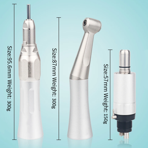 Professionele tandheelkundige handstukset gebogen recht handstuk + motor 135 ℃   Sterilisatie op hoge temperatuur ≤55dB geluidsniveau CE-goedgekeurd - Product Image 4