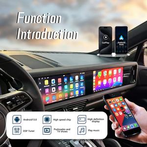 Pantalla Doble Android 13 de 12.3 Pulgadas y 3K para Porsche Cayenne 2010-2017, Reproductor de Radio para Auto, Multimedia, Estéreo, Navegación, DSP, GPS, Carplay - Product Image 2