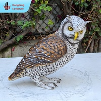 Statue d'Aigle, de Faucon ou de Hibou en Bronze et Laiton sur Mesure, Grande Taille, Artisanale, Sculpture Animale Personnalisée à Vendre