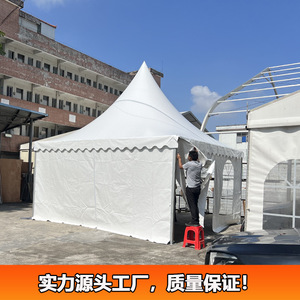 Pyramid <b>Tent</b> 3m-10m Pagoda Style Outdoor <b>Canopy</b> With Arched Windows For Events And Gardens - Product Image 5
