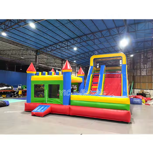 Castillo Inflable Comercial con Tobogán para Niños, Precio <span class=keywords><strong>de</strong></span> Fábrica, para Fiestas al Aire Libre - Product Image 3